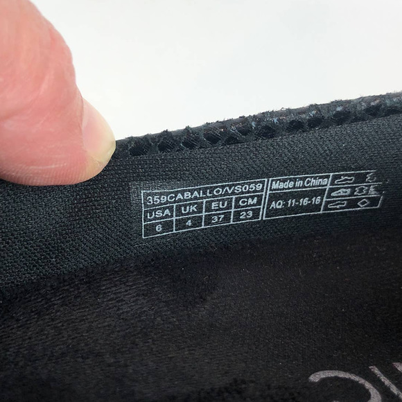 Vionic Black Textured Flats - Picture 8 of 8